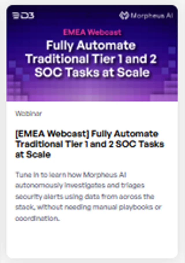 [EMEA Webcast] Fully Automate Traditional Tier 1 and 2 SOC Tasks at Scale